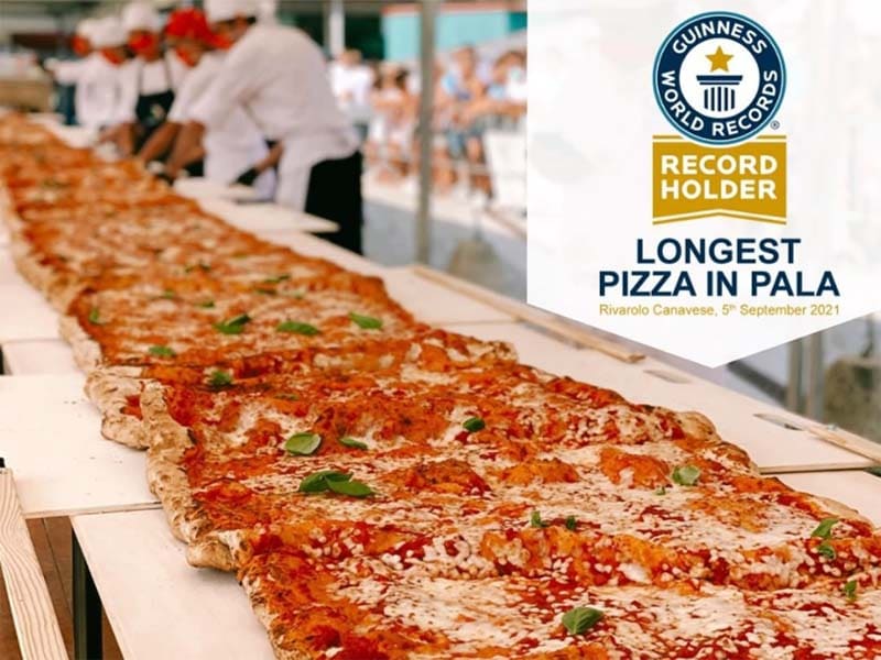 promozione evento pizza in pala più lunga del mondo