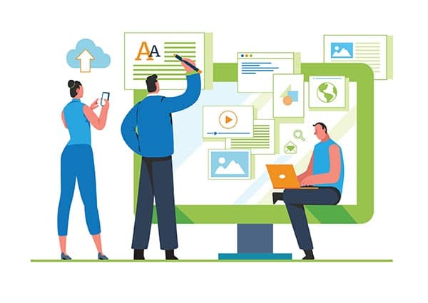 rapporto del clienti nella pubblicità su internet